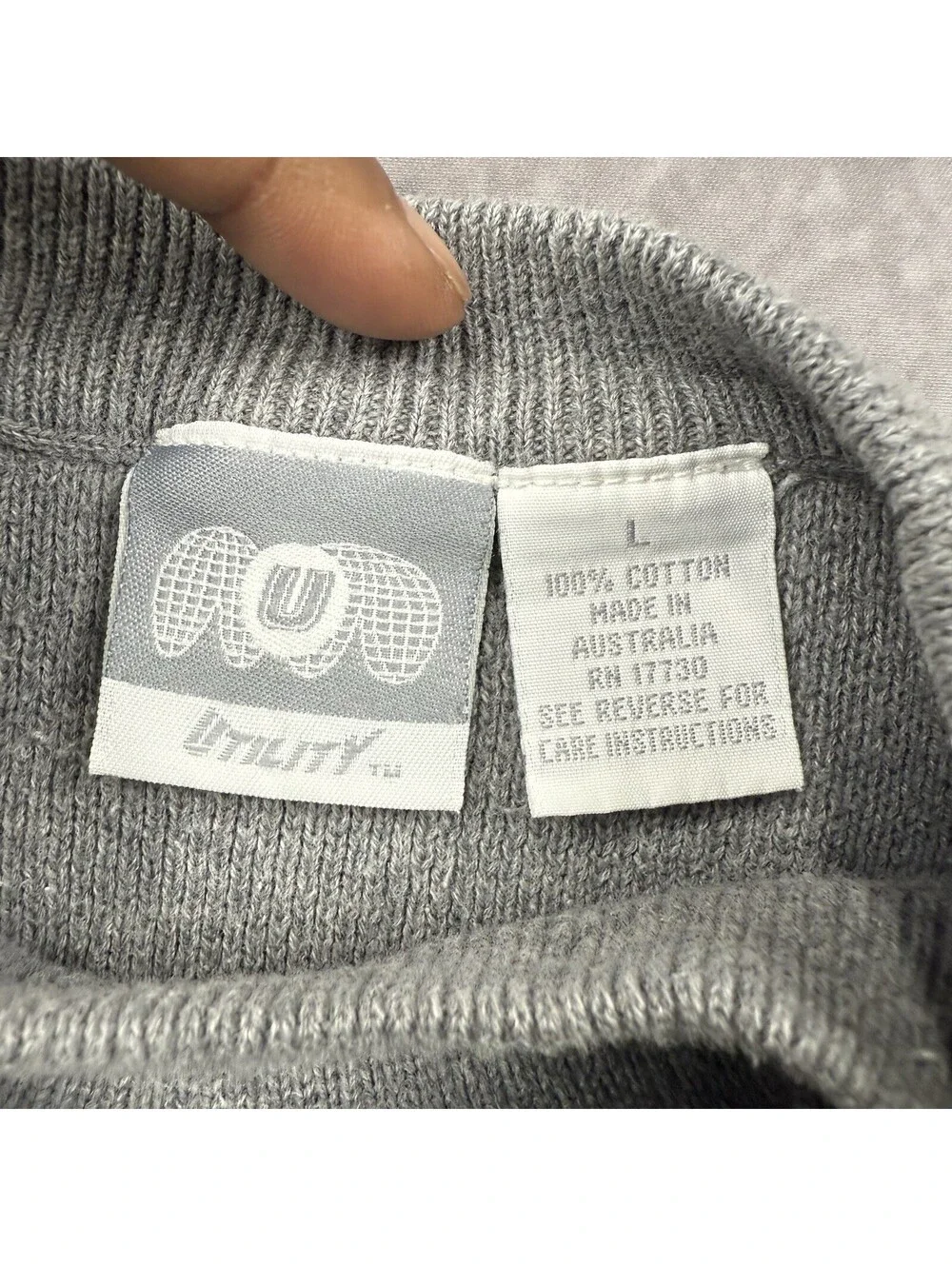 Utility Sweater Mens L Skater Striped Crewneck Knit Pullover